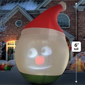 ANIMAT3D Inflatable Mr. Chill Talking Animated Inflatable Snowman